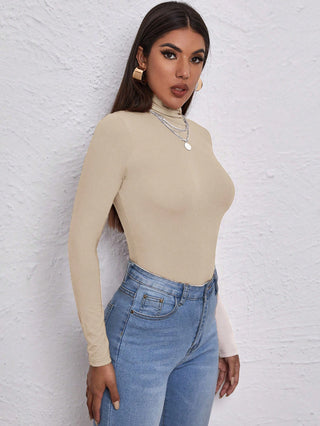 THE PIKA LONGSLEEVE HIGH NECK TOP