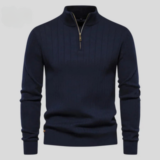 James Fitted Zip Sweater