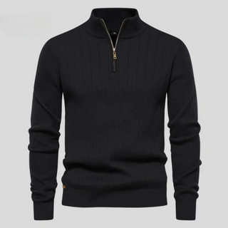 James Fitted Zip Sweater