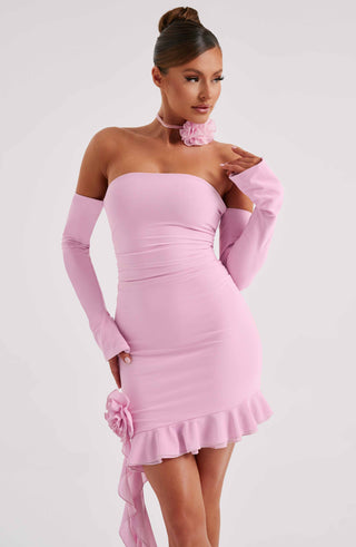 Alix Mini Dress - Pink