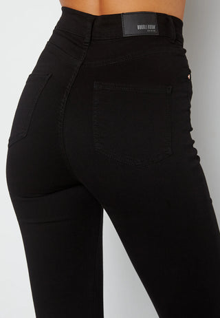 HIGH WAIST FLARED SUPERSTRETCH JEANS