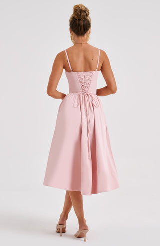 Daisey Midi Klänning - Blush