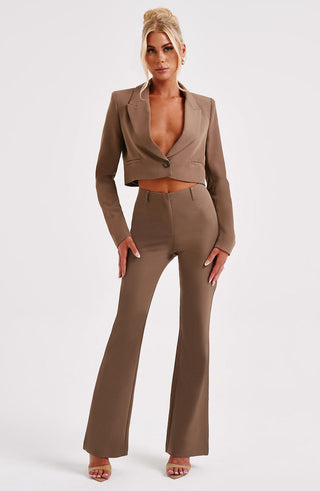 Darci Kort Blazer - Mocha