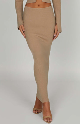 Elia Maxi Kjol - Beige