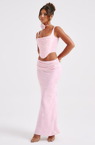 Elizabeth Maxi Kjol - Blush