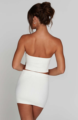 Jaz Mini Skirt - White