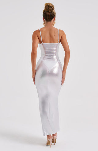 Kyranni Maxi Dress - Silver