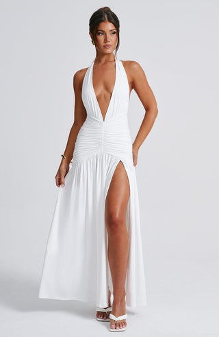 Melania Maxi Dress - White