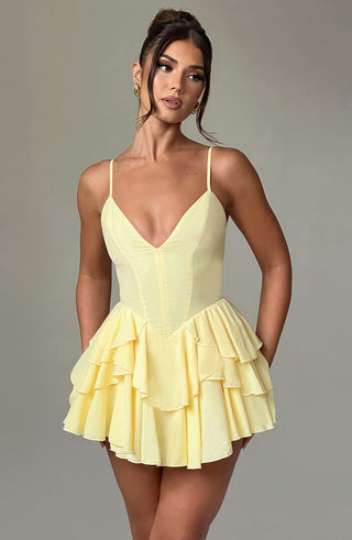 Veena Byxdress - Citron