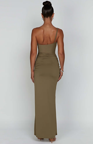 Zuri Maxi Klänning - Khaki